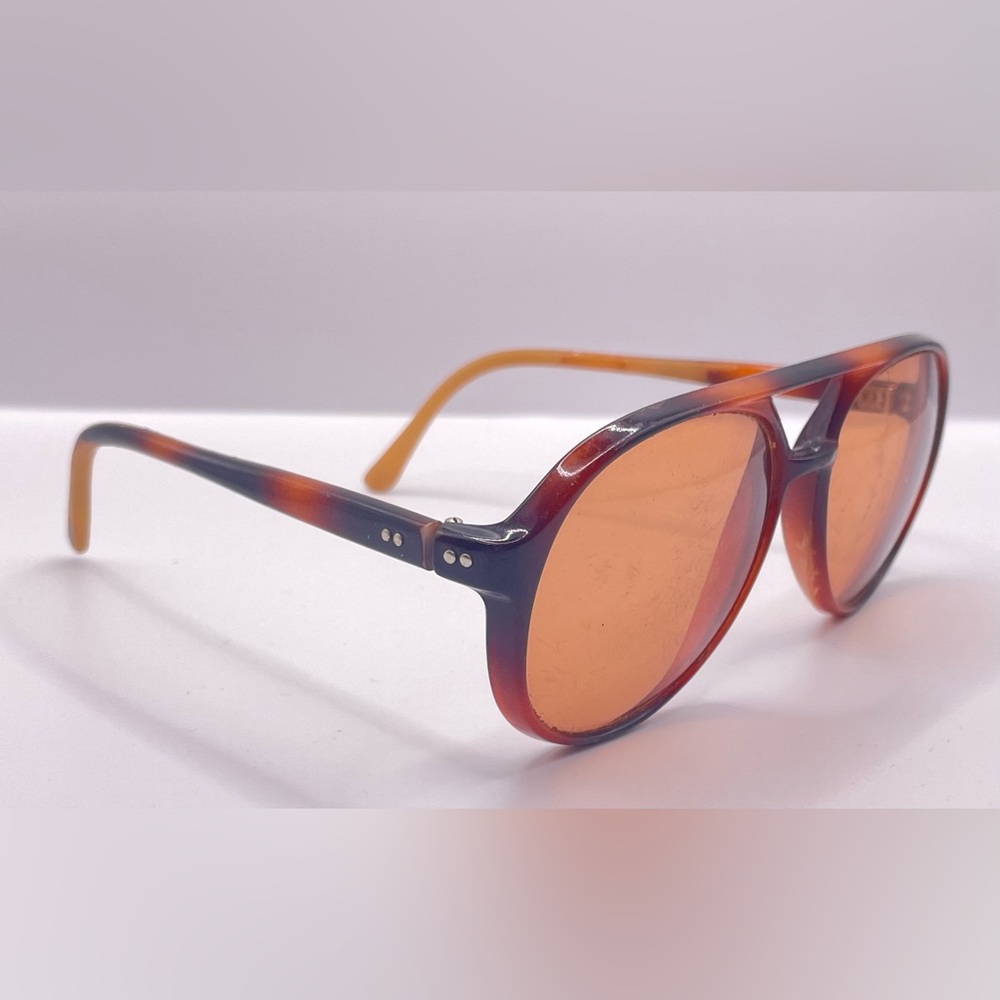 Vintage Clear Vision Tortoise Pilot Sunglasses Frames Only
